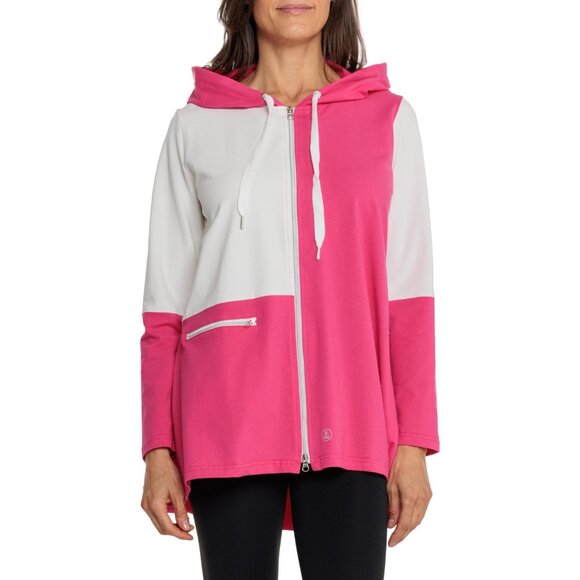 Neon Buddha Colorblock Jacket Lux Leisure Collection Full Zip Pockets Size L NWT - Picture 10 of 11